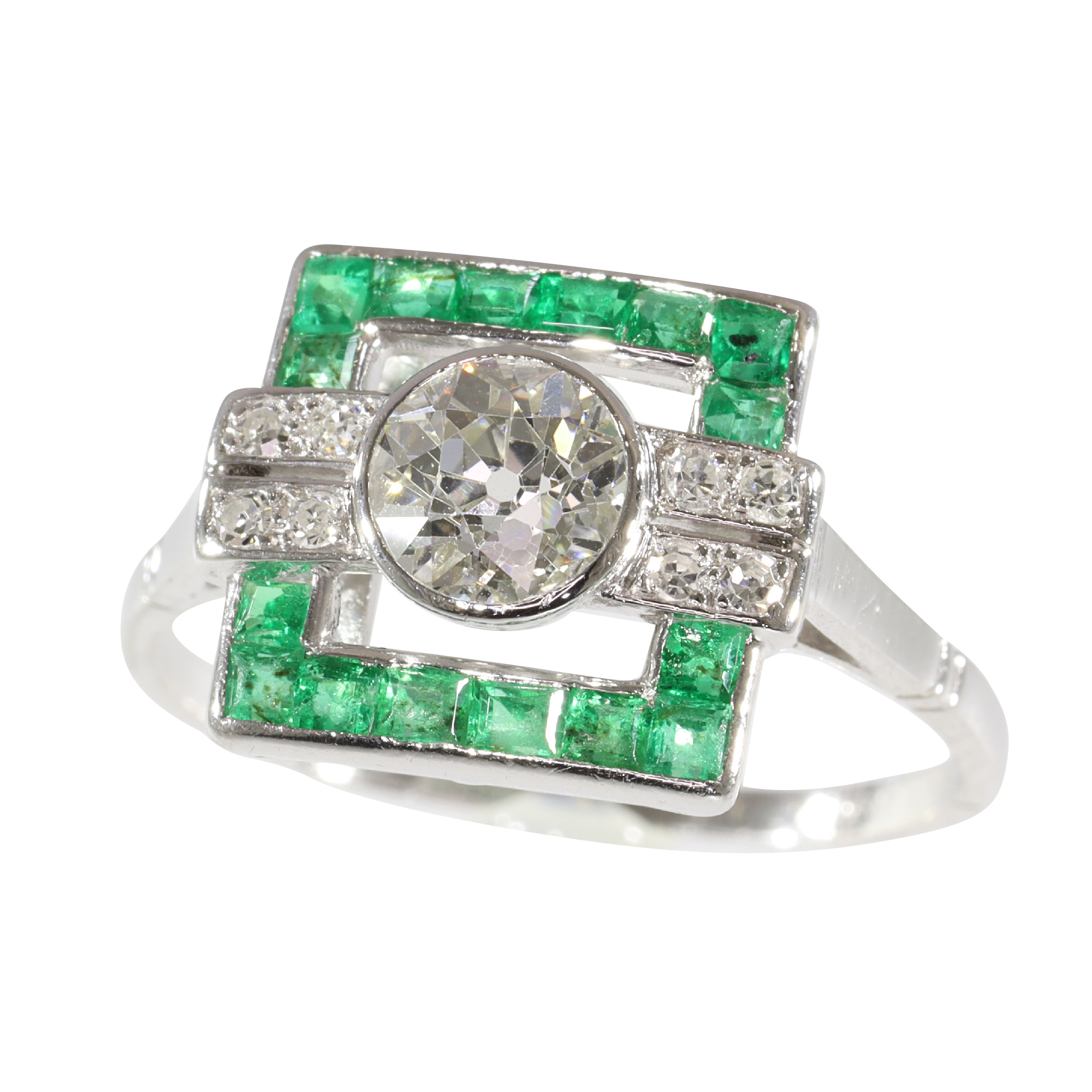 1920's Love Affair: Art Deco Engagement Ring